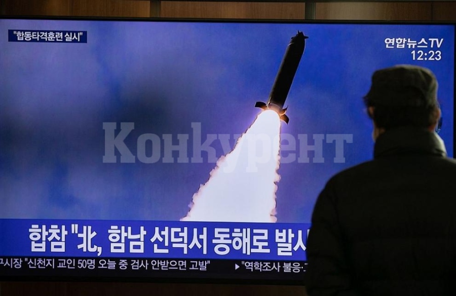 Пхенян тества ракета, изстреляна от жп платформа