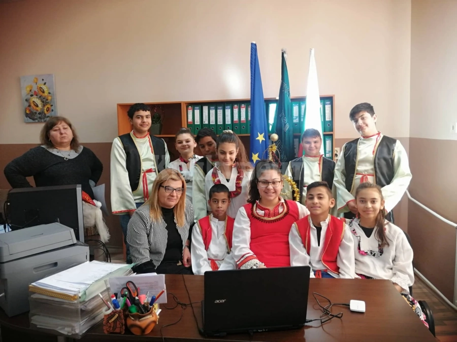 Ученици от Борован „гостуваха“ виртуално на Посолството в Германия
