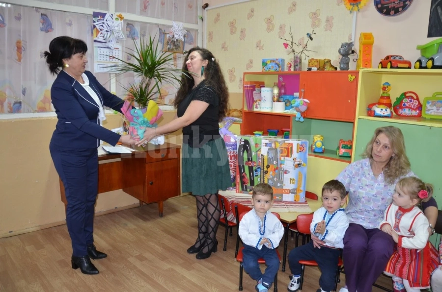 На Бабинден в Детска ясла „Слънчев кът“