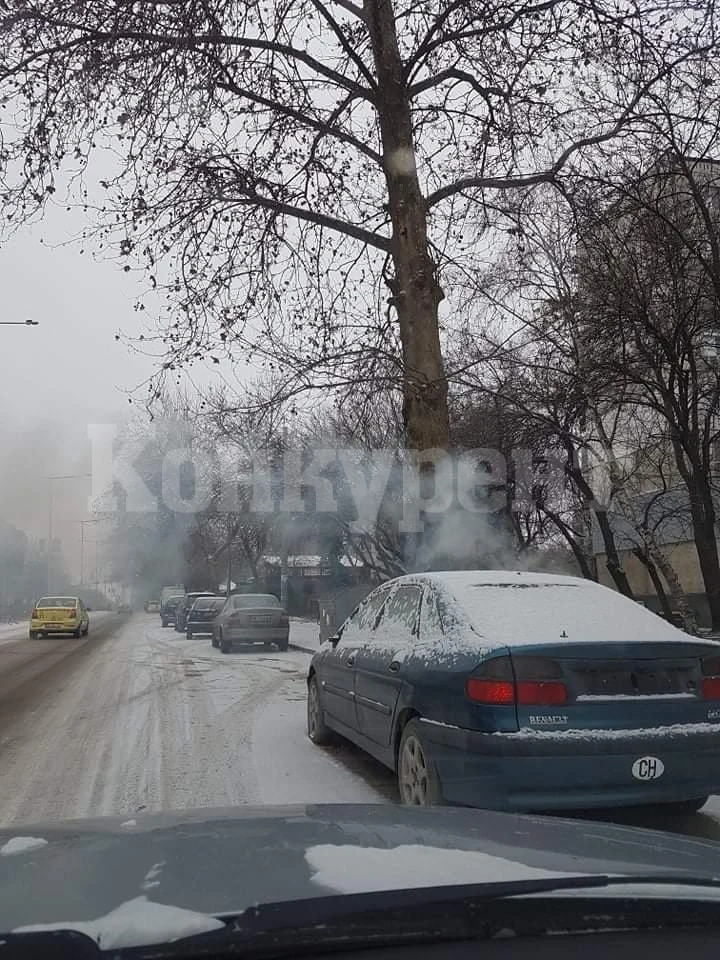 Горя кола във Видин
