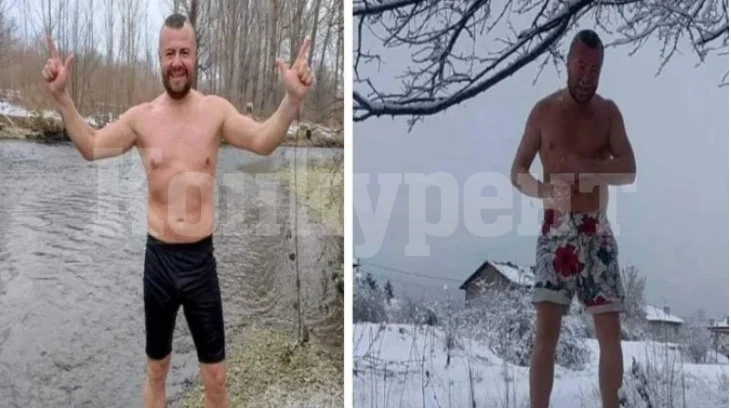 Шок в река Ерма! Коафьор се топи на -7 градуса в Българския Сибир
