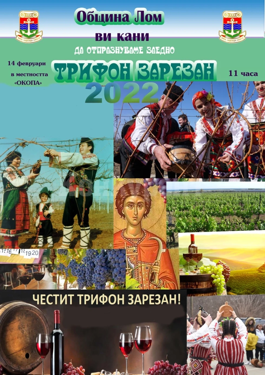 Община Лом кани на Трифон Зарезан