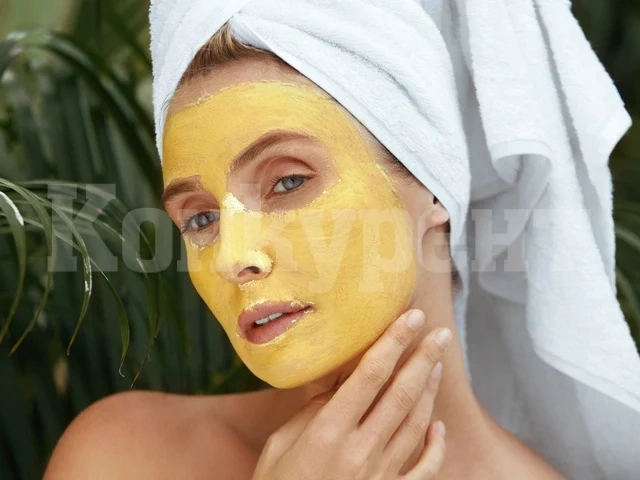 Детоксикираща маска за лице с хума и куркума