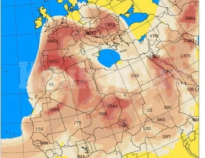 Оранжево е небето над България заради сахарски прах
