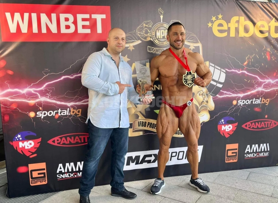 Врачанин стана абсолютен шампион по културизъм на Balkan Grand Prix