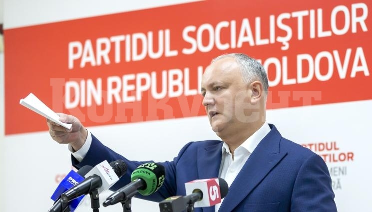 Бившият президент на Молдова Игор Додон зад решетките за 72 часа. Подозренията са тежки - корупция и държавна измяна