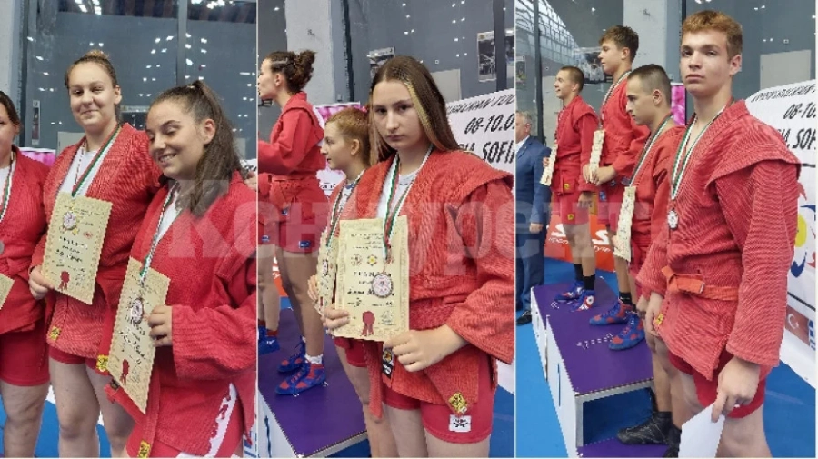 Три медала за самбисти от Видин