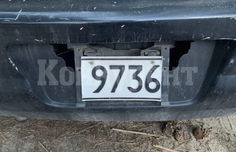 Отрязаха номера на украински автомобил във Варненско СНИМКА
