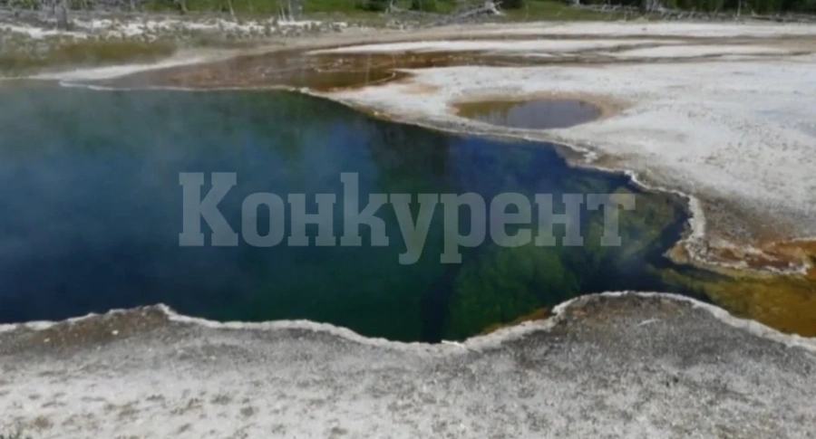 Сварен човешки крак изплува от горещ извор в Йелоустоун