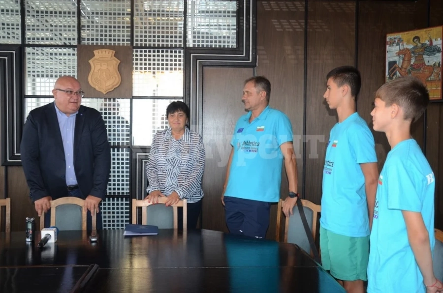 Ценков награди видински атлети СНИМКИ