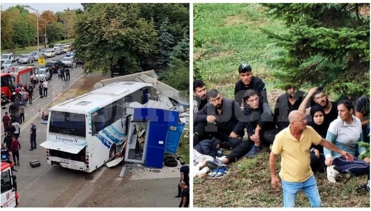 15-годишен хлапак управлявал автобуса в Бургас СНИМКИ+ВИДЕО