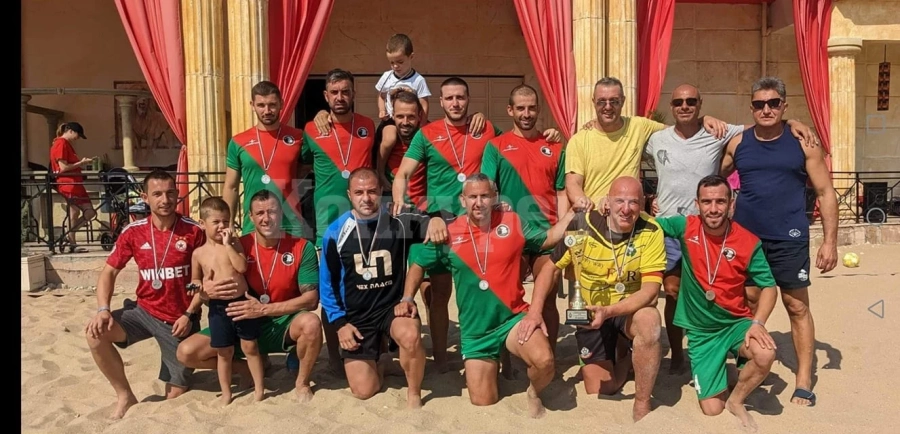 СК Спартак е вицешампион по плажен футбол, малшанс лиши врачани от титлата