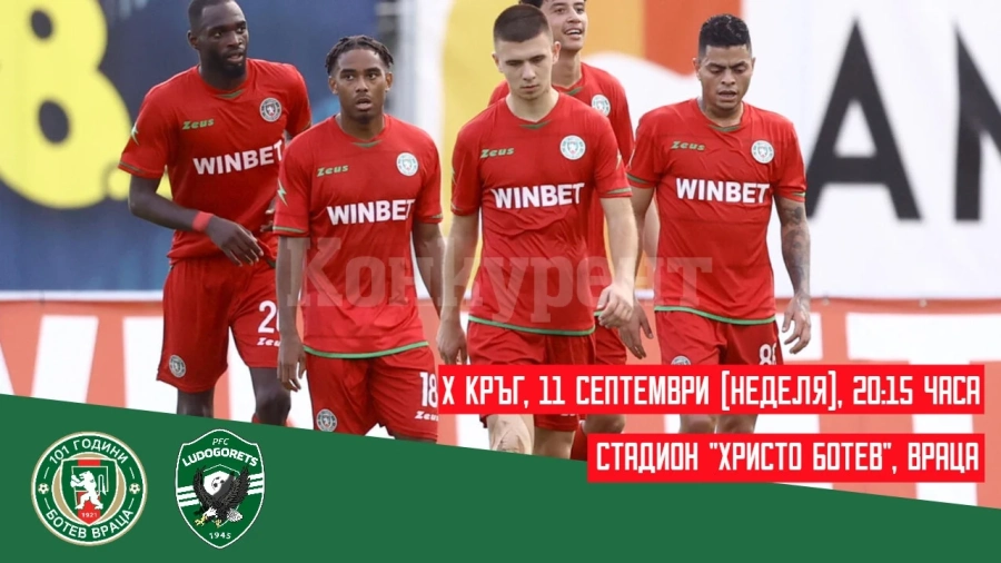 10 лв. ще струват билетите за мача Ботев /Вр/ - Лудогорец