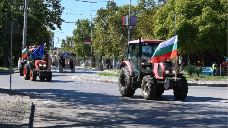 Протест на зърнопроизводители във Видин