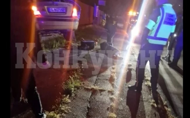 Бесен екшън с мигранти в София, колата им се вряза с мръсна газ в...