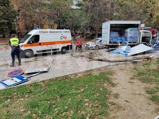 19-годишно момиче загина, след като камион се вряза в столична спирка