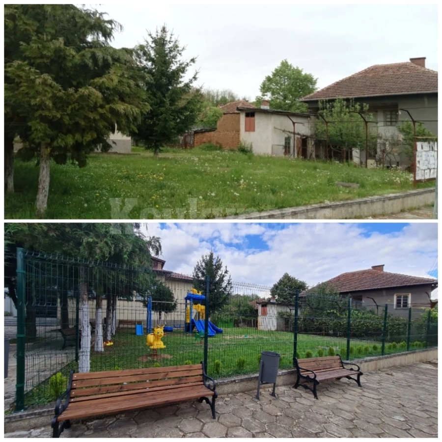 Облагородиха парка в с. Гаганица