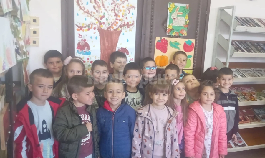 Малчугани продредиха есенна изложба