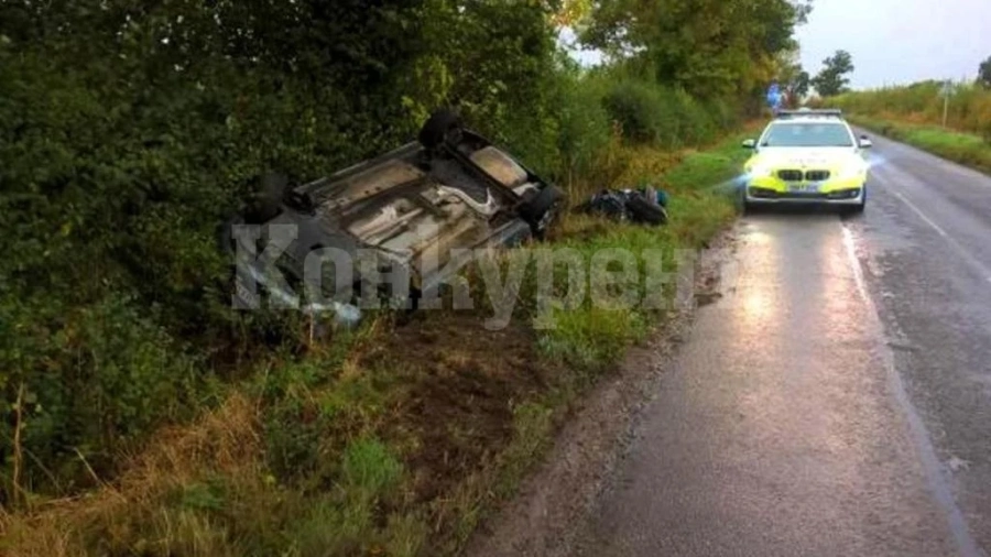 Опитен шофьор навири гумите край Враца при странна катастрофа
