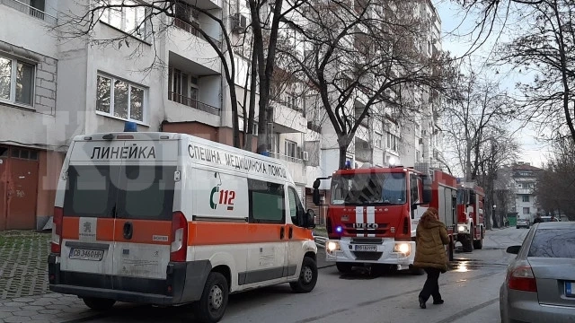 Баба пострада при пожар в апартамента си във Видин