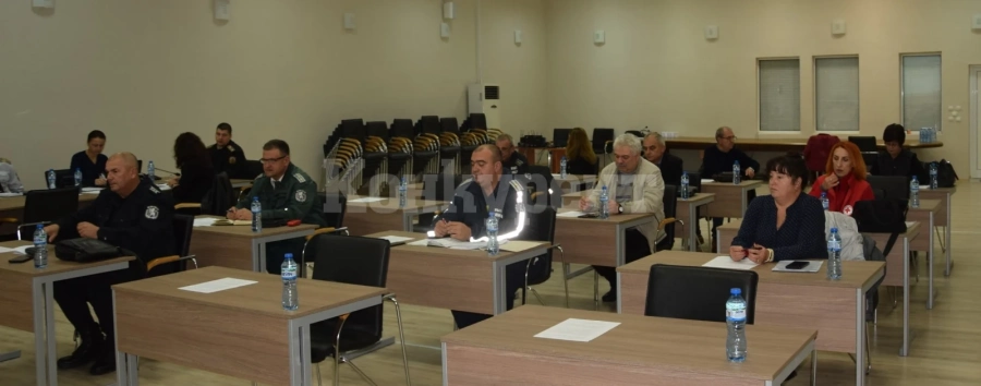 Във Видин се проведе техническо учение на Щаба за изпълнение на областния план за защита при бедствия