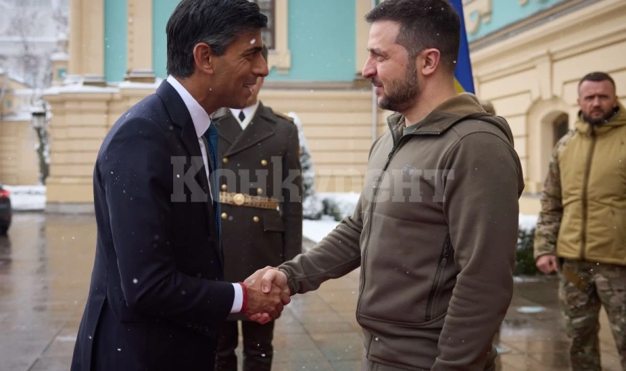 Новият британски премиер отиде в Киев и обеща 50 милиона лири за украинската ПВО