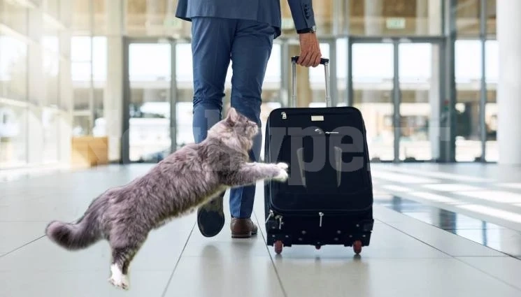 На летище спипаха котарак в куфара на непознат