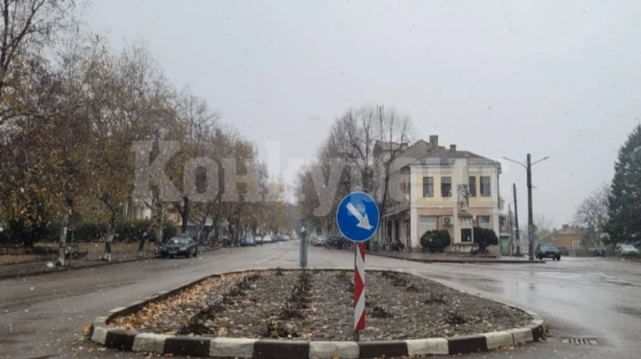 Първи сняг в Кула, общината е готова за зимата