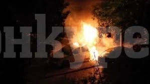 Късо съединение опожари лека кола във Видинско