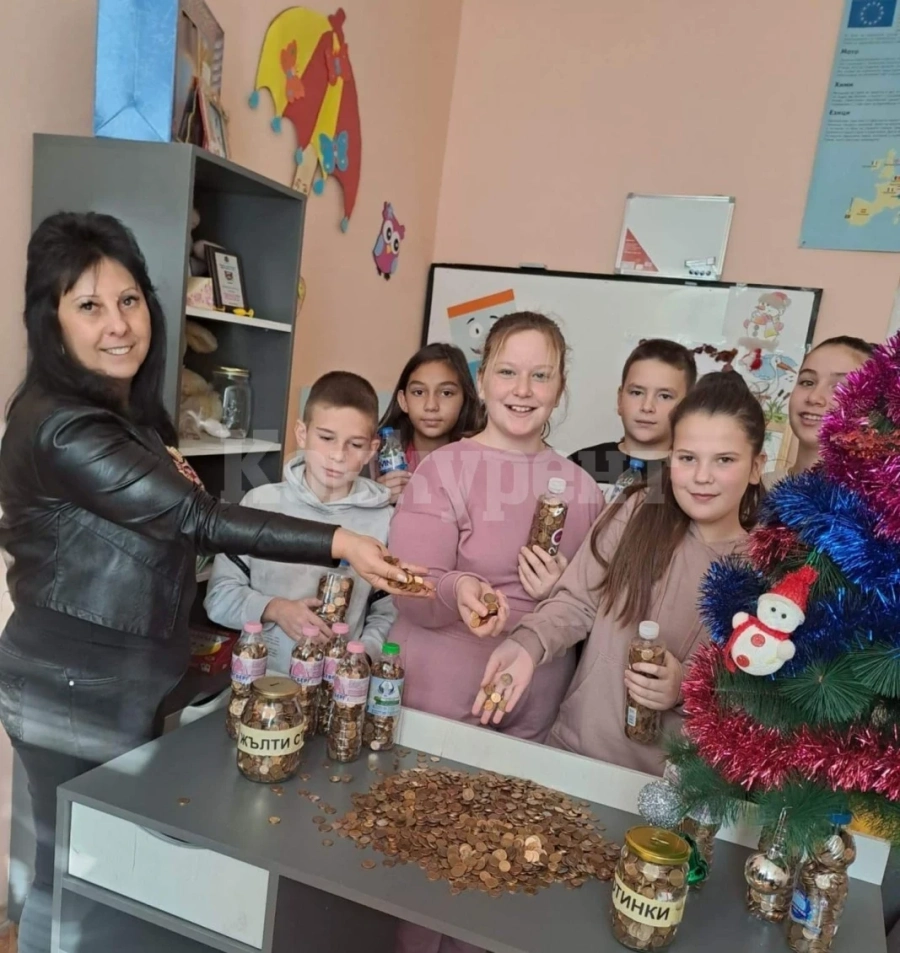 53 килограма жълти стотинки с кауза събраха в Зверино 