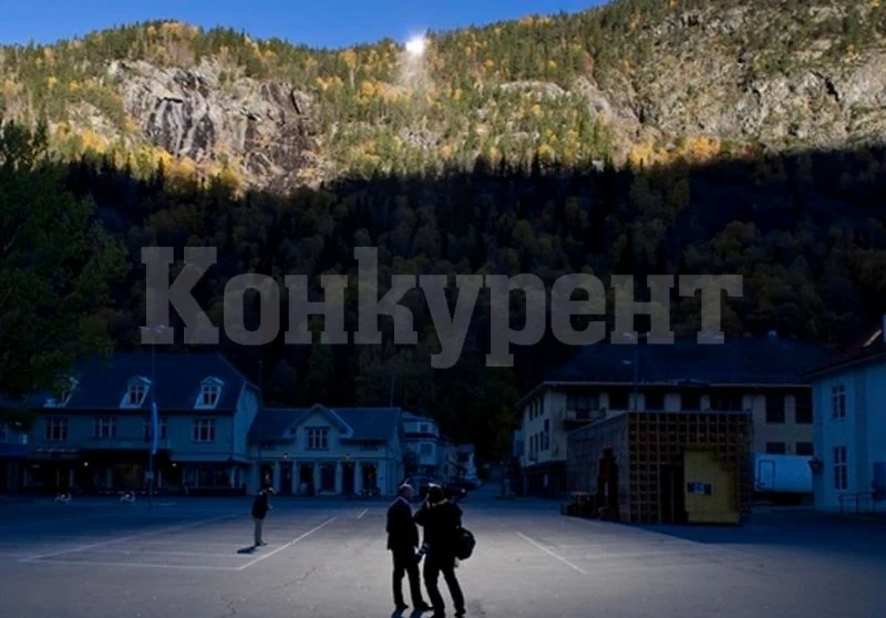 Градчето, което е в сянка половин година