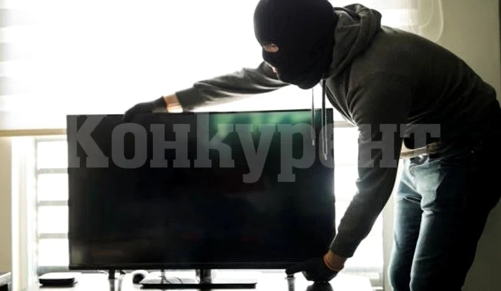 Заловиха младеж, отмъкнал телевизор и музикална система от къща