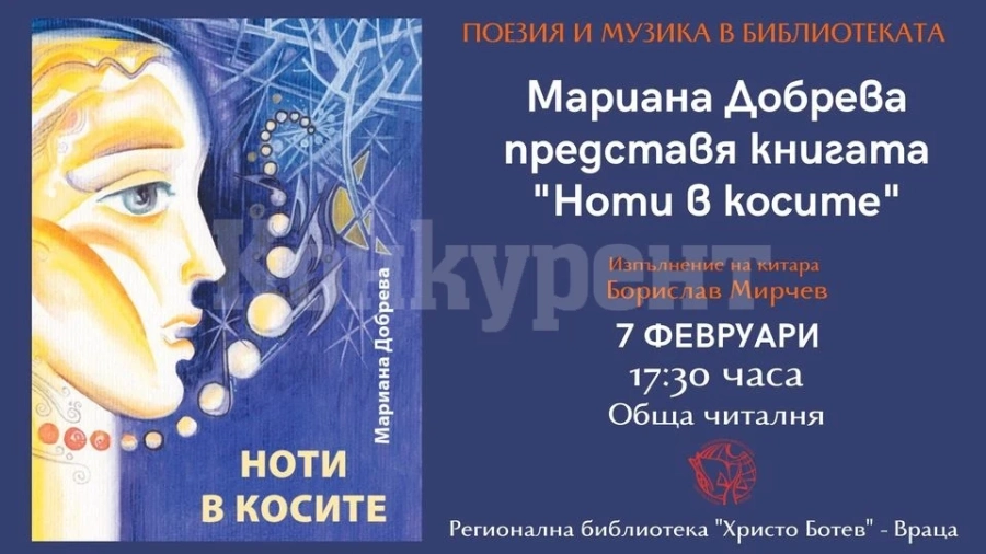 Поезия и музика в библиотеката с Мариана Добрева и Боби Мирчев