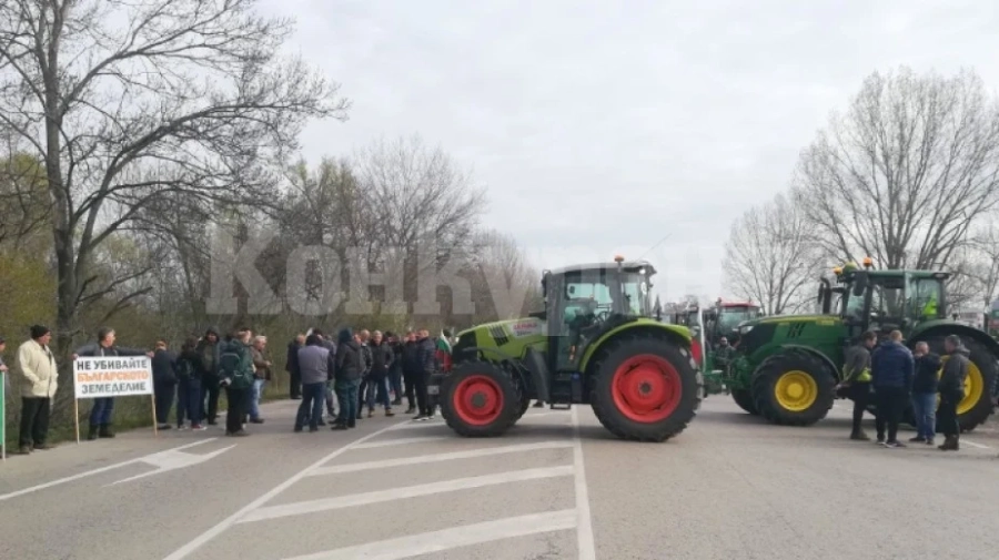 Земеделските производители блокират Е-79 край Видин за час