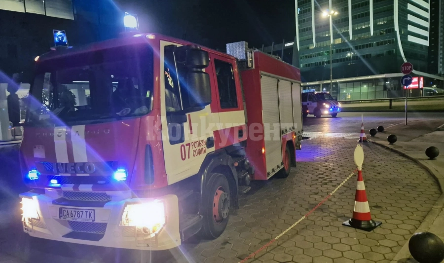 Евакуираха хотел в София заради пожар