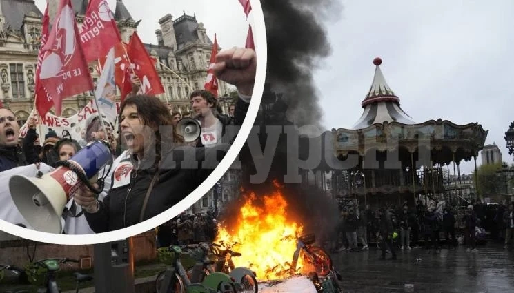 ПРОТЕСТИТЕ ПРОДЪЛЖАВАТ: Законът за пенсионната реформа във Франция влезе в сила