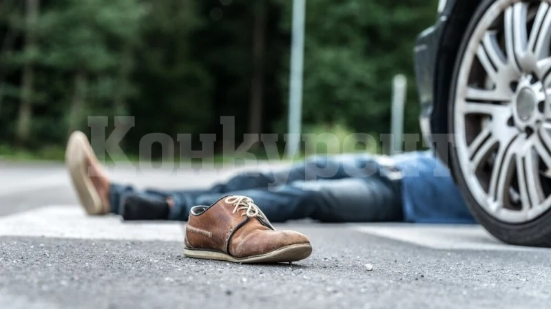 Кола блъсна пиян пешеходец в Лом, пострадалият е в болница