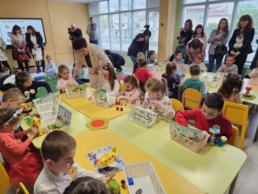 Представиха игрите на децата с LEGO в ДГ „Единство Творчество Красота“