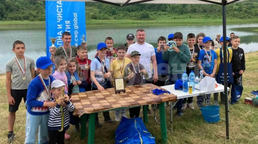 Състезание по риболов за деца организираха в Кула