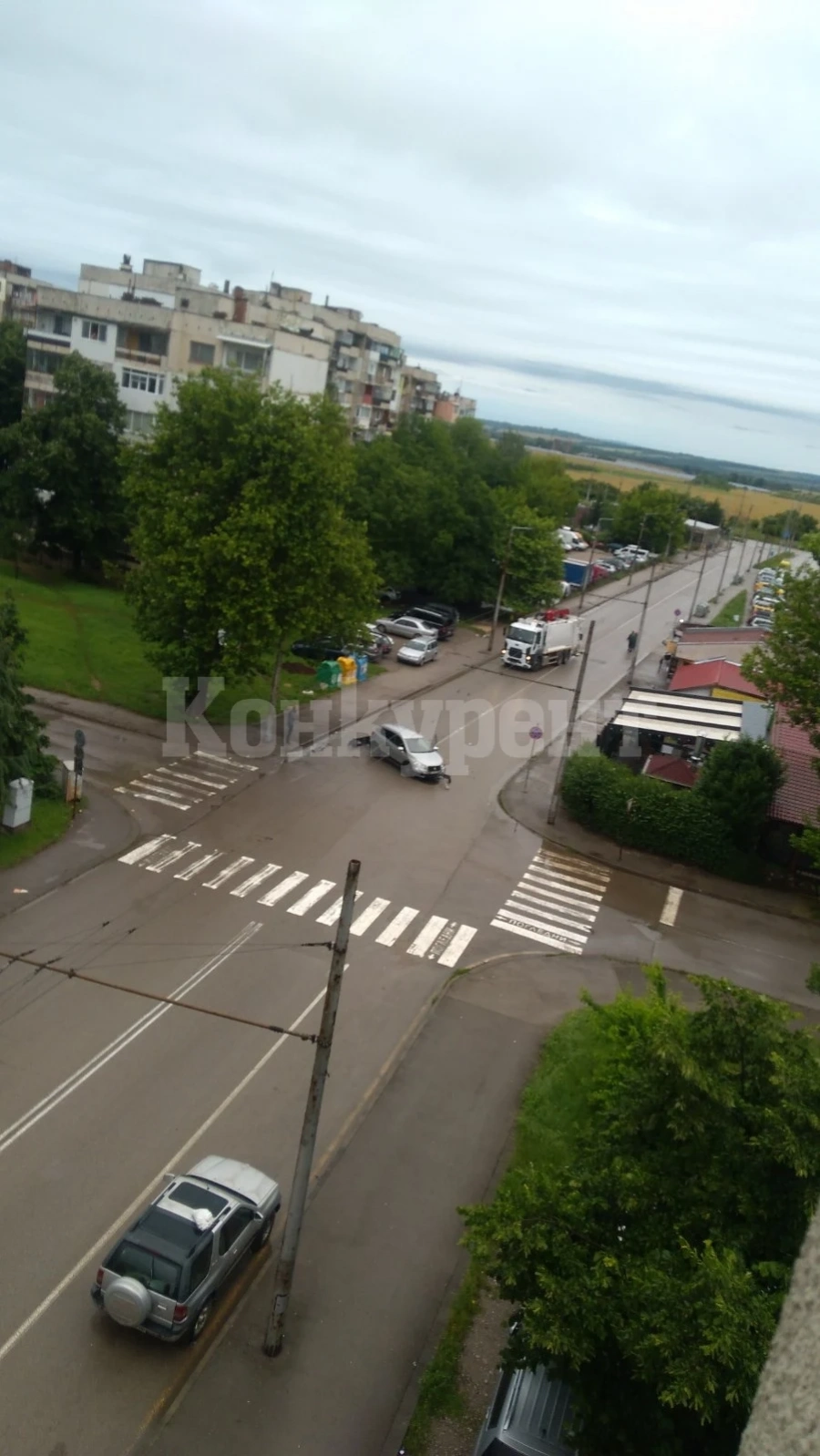 ЗА ЗАКУСКА! Катастрофа разбуди жителите на ж.к. Дъбника СНИМКИ