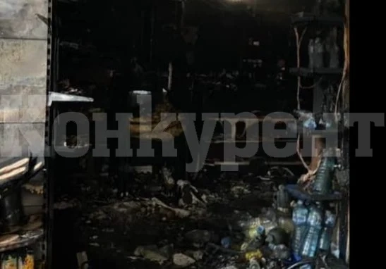 Пожар избухна в хранителен магазин в Мизия, щетите са големи