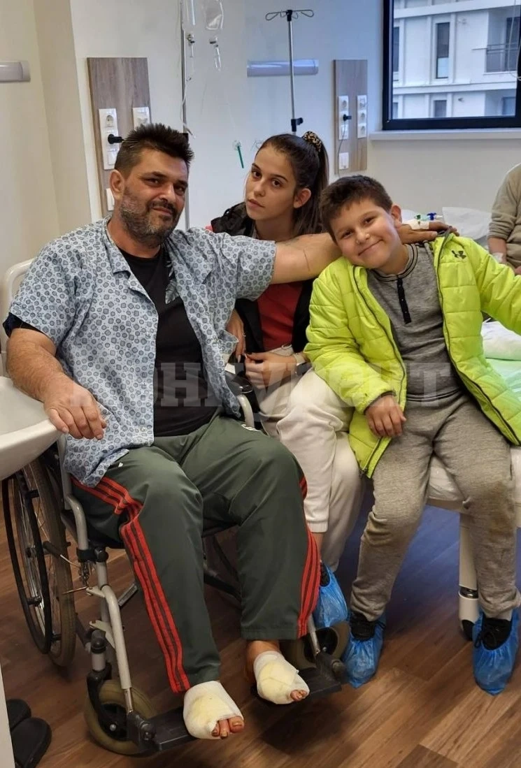 Зов за помощ: 3 хил. лв. са необходими на самотен тежкоболен баща да спаси ръцете и краката си от ампутация