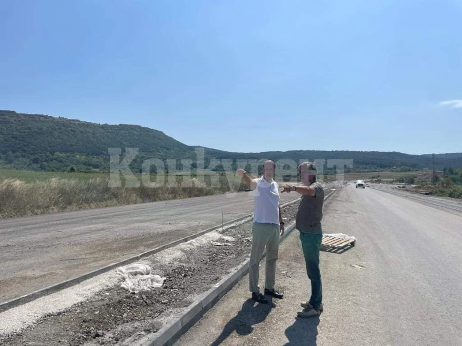 Кметът Каменов провери строителството на новия Е-79, вижте какво завари на обекта СНИМКИ