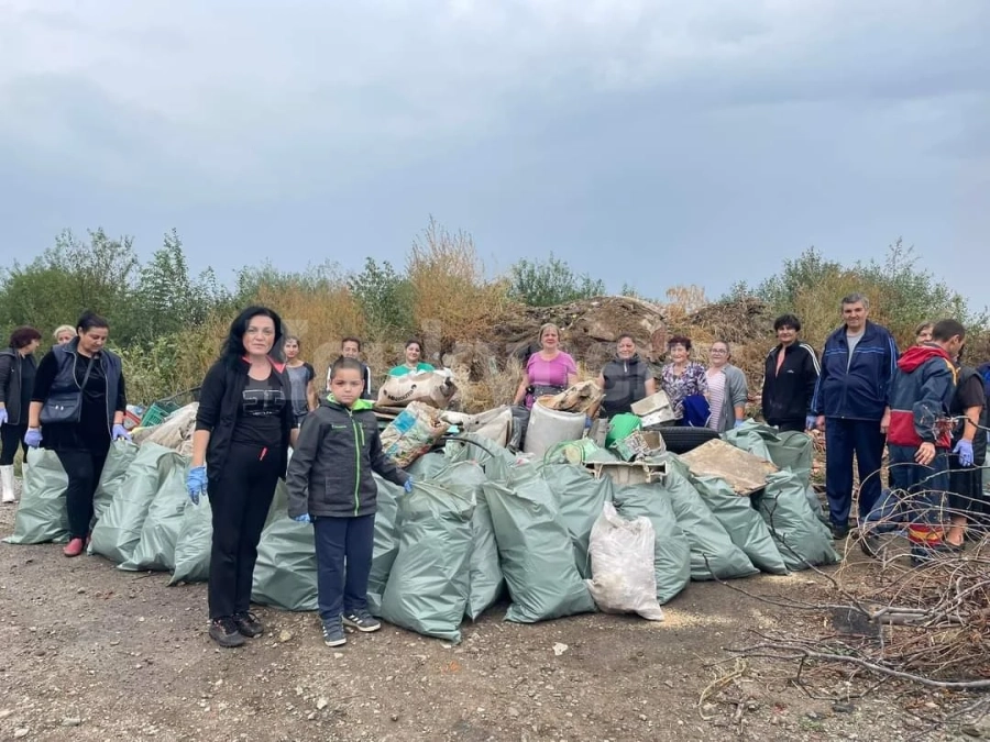 В Борован изчистиха боклуците СНИМКИ