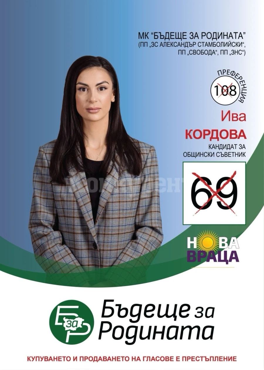 Ива Кордова: Важното е в следващия общински съвет да има различни мнения