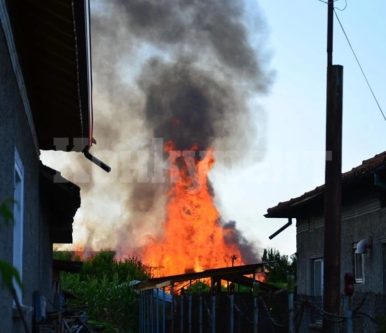 Голям пожар вилня в Струпец