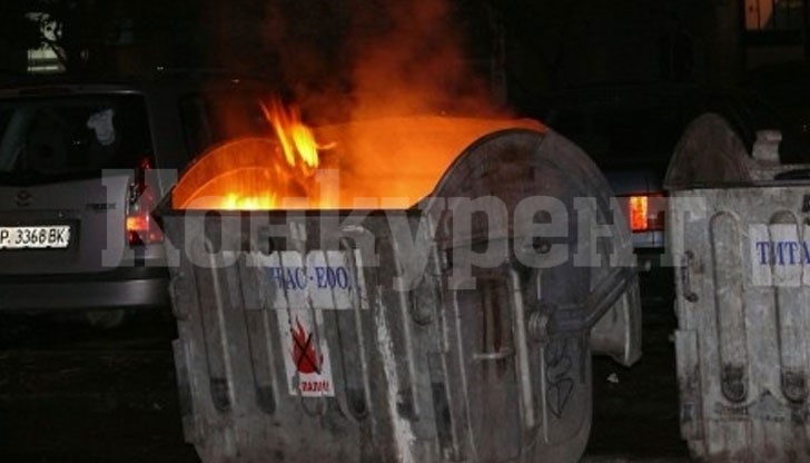 Два контейнера изгоряха при пожар във Видин