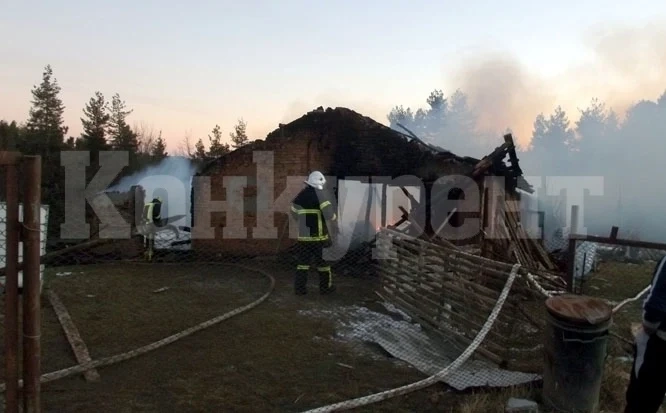 Кошара избухна в пламъци във Видинско