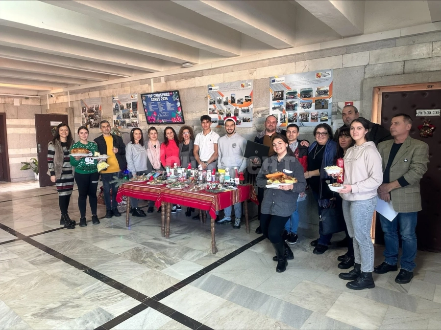 Коледен базар в ПГТР - Враца