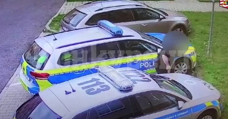 Мъж задейства фойерверка върху полицейска кола, искал да влезе в затвора